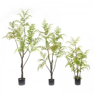 Gorąca sprzedaż Realistyczna Chlorophytum Comosum Drzewo Sztuczna roślina Sztuczna Doniczkowa paproć